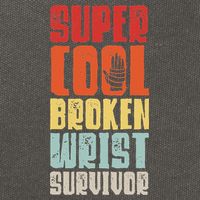 Broken Wrist Survivor Hand Injury Recovery Arm Surgery Gift Cotton Canvas Backpack