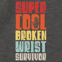 Broken Wrist Survivor Hand Injury Recovery Arm Surgery Gift Vector Backpack