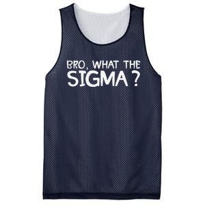 Bro What Sigma Meme Funny Memes Internet Memes Brainrot Meme Mesh Reversible Basketball Jersey Tank