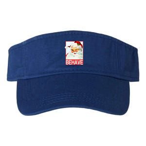 Behave Winking Santa Claus Gift Valucap Bio-Washed Visor