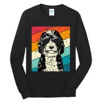 Bernedoodle With Sunglasses Dog Lovers Tall Long Sleeve T-Shirt