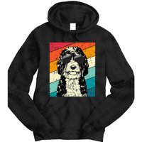 Bernedoodle With Sunglasses Dog Lovers Tie Dye Hoodie