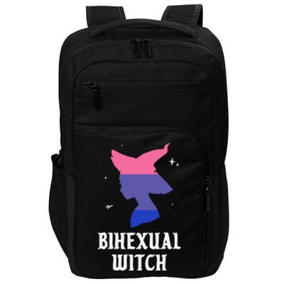 Bihexual Witch Spooky Bisexual Pride LGBTQ Halloween Costume Impact Tech Backpack