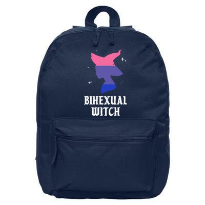 Bihexual Witch Spooky Bisexual Pride LGBTQ Halloween Costume 16 in Basic Backpack