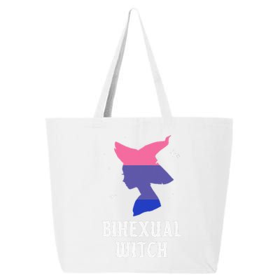 Bihexual Witch Spooky Bisexual Pride LGBTQ Halloween Costume 25L Jumbo Tote