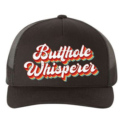 Butthole Whisperer Sarcastic Jokes Retro Yupoong Adult 5-Panel Trucker Hat