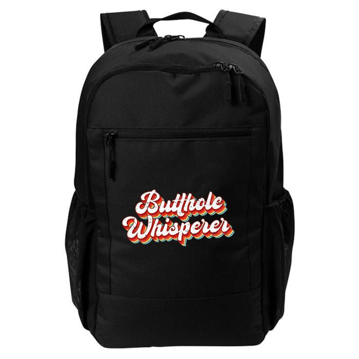 Butthole Whisperer Sarcastic Jokes Retro Backpack