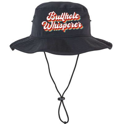 Butthole Whisperer Sarcastic Jokes Retro Bucket Hat