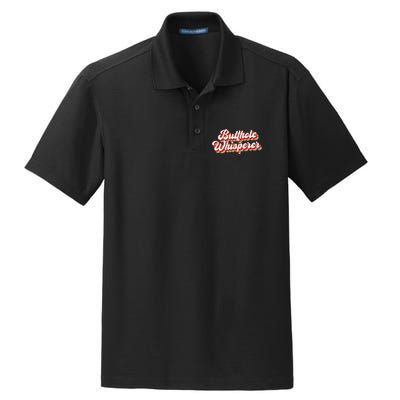 Butthole Whisperer Sarcastic Jokes Retro Dry Zone Grid Polo