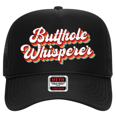 Butthole Whisperer Sarcastic Jokes Retro Trucker Hat
