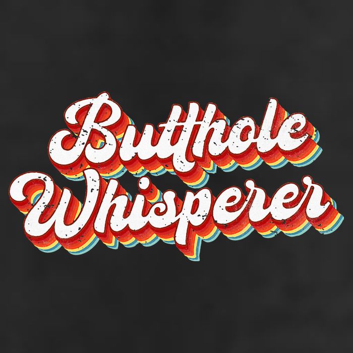 Butthole Whisperer Sarcastic Jokes Retro Golf Towel