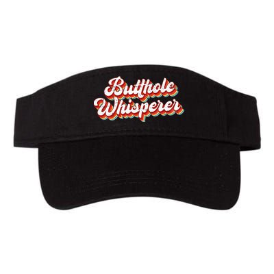 Butthole Whisperer Sarcastic Jokes Retro Visor
