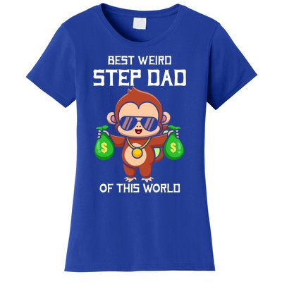 Best Weird Step Dad Out Of This World Proud Fathers Humor Cute Gift Women's T-Shirt