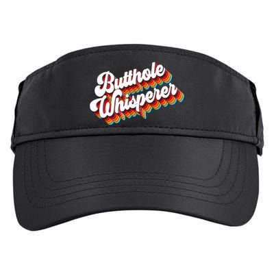 Butthole Whisperer Sarcastic Jokes Retro Adult Drive Performance Visor