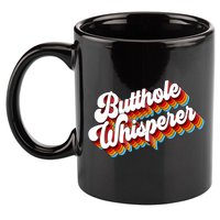 Butthole Whisperer Sarcastic Jokes Retro 11oz C Handle Ceramic Mug