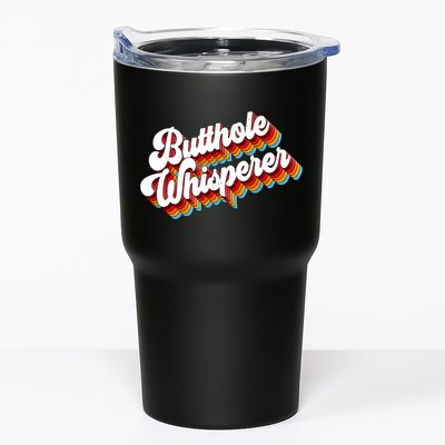 Butthole Whisperer Sarcastic Jokes Retro Tumbler