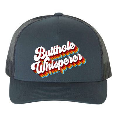 Butthole Whisperer Sarcastic Jokes Retro Yupoong Adult 5-Panel Trucker Hat