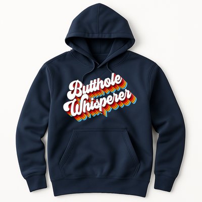 Butthole Whisperer Sarcastic Jokes Retro Hoodie
