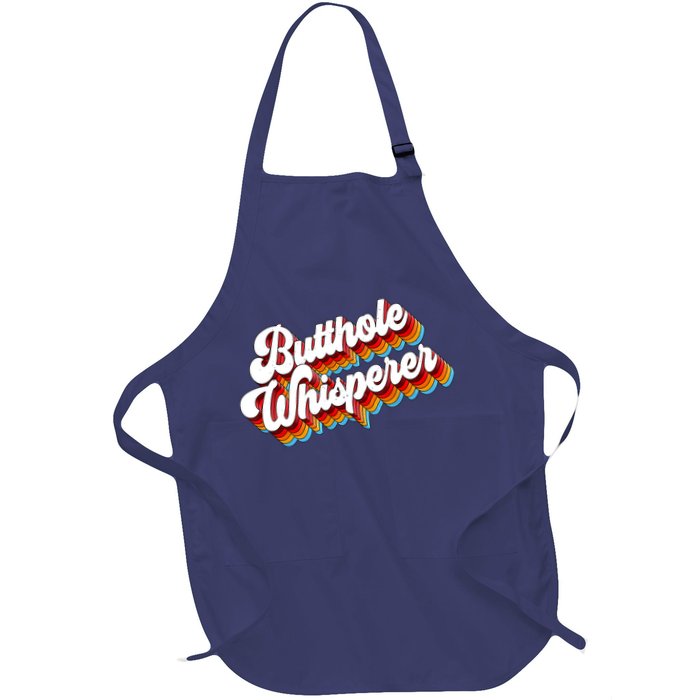 Butthole Whisperer Sarcastic Jokes Retro Apron
