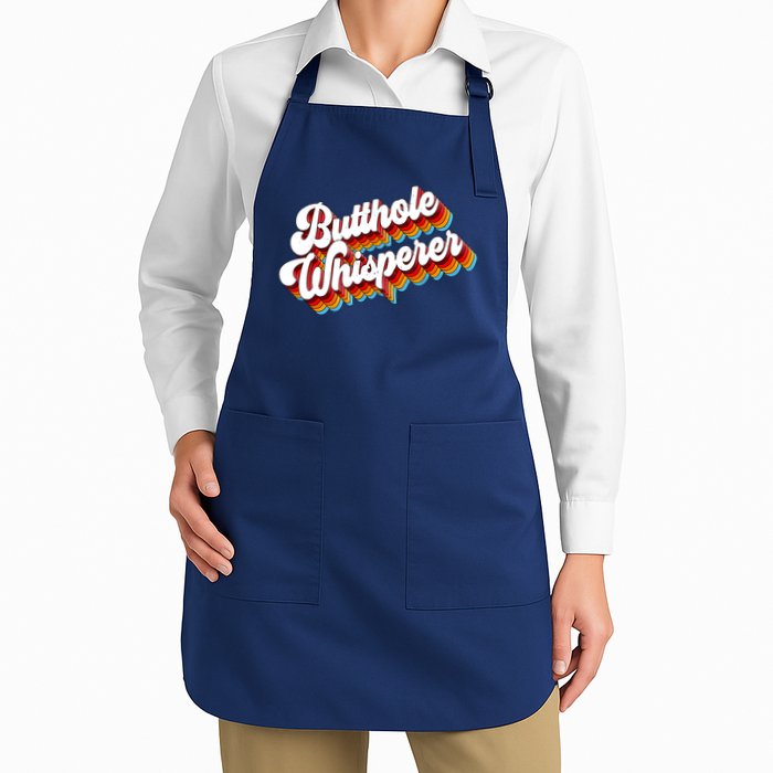 Butthole Whisperer Sarcastic Jokes Retro Apron