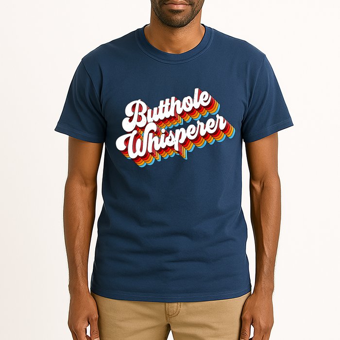 Butthole Whisperer Sarcastic Jokes Retro Tall T-Shirt