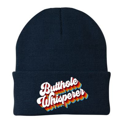 Butthole Whisperer Sarcastic Jokes Retro Knit Cap Winter Beanie