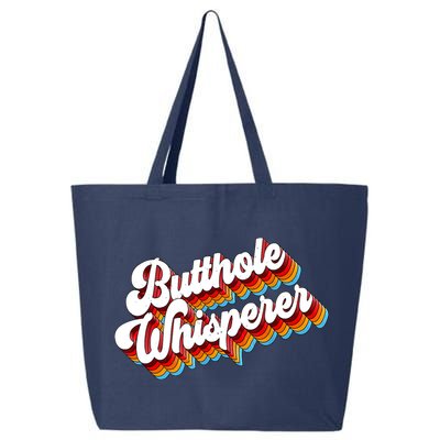 Butthole Whisperer Sarcastic Jokes Retro 25L Jumbo Tote