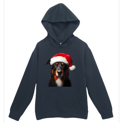 Beauceron With Santa Hat Christmas Dog Owner Lover Xmas Mom Gift Urban Pullover Hoodie