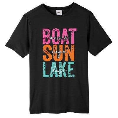 Boat Waves Sun Rays Lake Days Tall Fusion ChromaSoft Performance T-Shirt