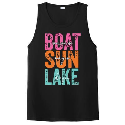 Boat Waves Sun Rays Lake Days PosiCharge Competitor Tank