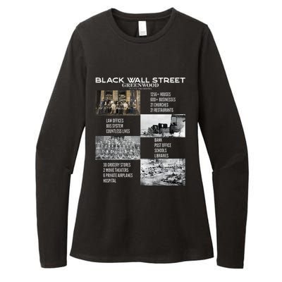 Black Wall Street African American Black History And Legacy Womens CVC Long Sleeve Shirt