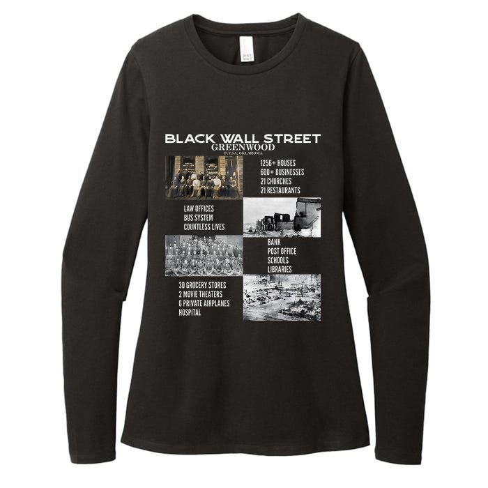 Black Wall Street African American Black History And Legacy Womens CVC Long Sleeve Shirt