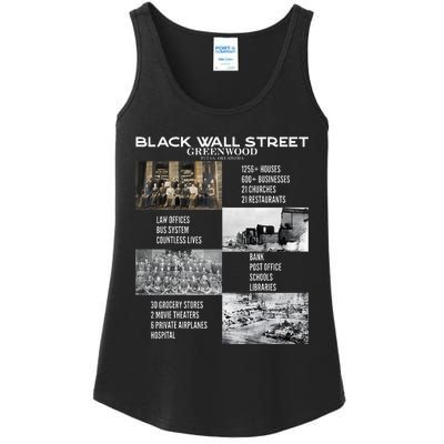 Black Wall Street African American Black History And Legacy Ladies Essential Tank