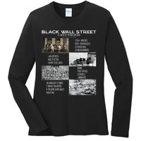 Black Wall Street African American Black History And Legacy Ladies Long Sleeve Shirt