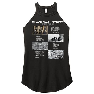 Black Wall Street African American Black History And Legacy Women's Perfect Tri Rocker Tank