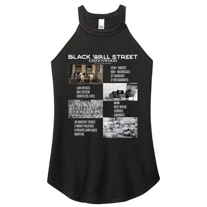 Black Wall Street African American Black History And Legacy Women's Perfect Tri Rocker Tank