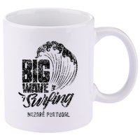 Big Wave Surfing Nazaré Portugal Surfer Surf 11oz C Handle Ceramic Mug