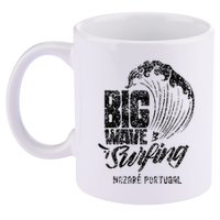 Big Wave Surfing Nazaré Portugal Surfer Surf 11oz C Handle Ceramic Mug