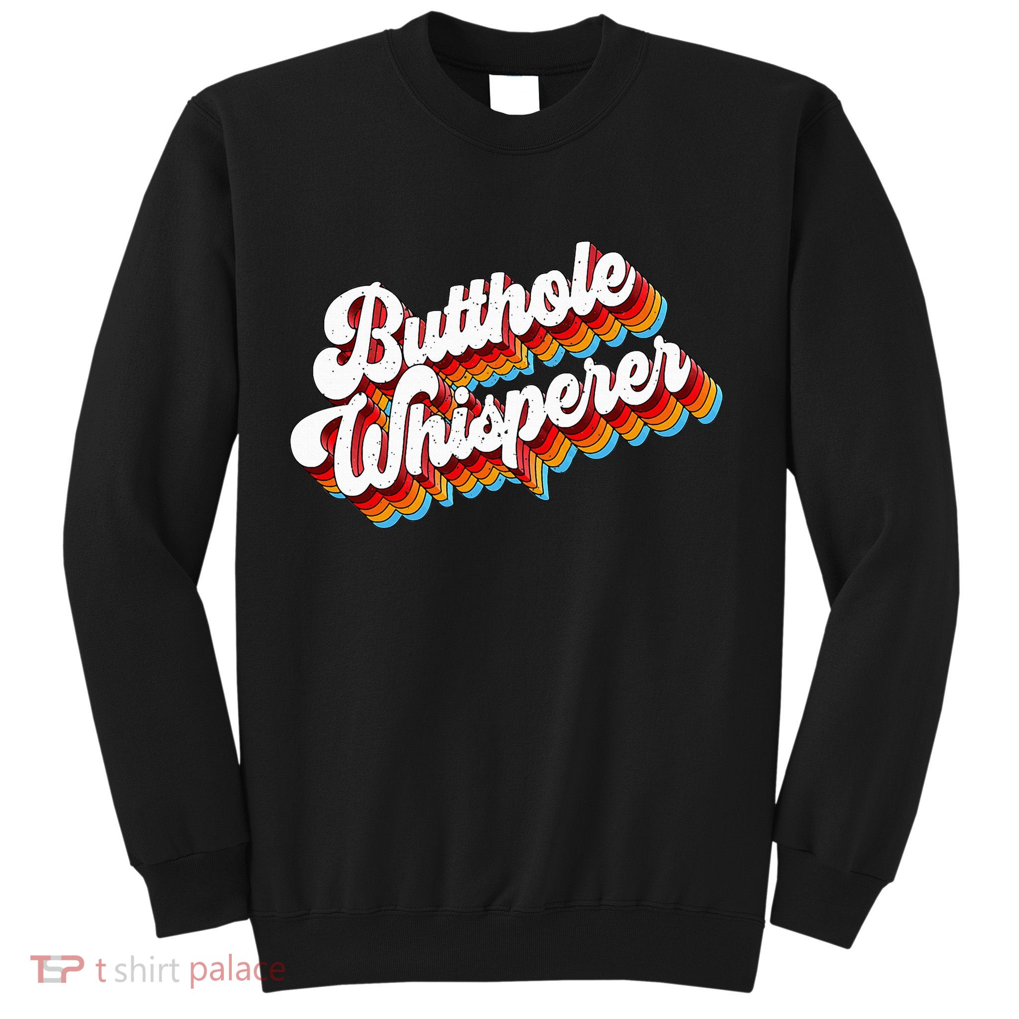 Butthole Whisperer Sarcastic Jokes Retro Sweatshirt
