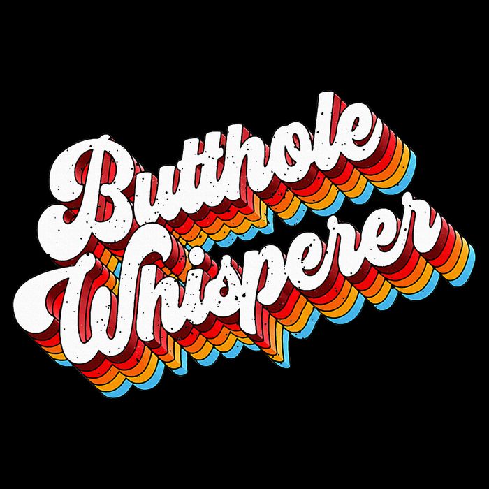 Butthole Whisperer Sarcastic Jokes Retro Sustainable Bucket Hat