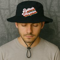 Butthole Whisperer Sarcastic Jokes Retro Bucket Hat