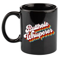 Butthole Whisperer Sarcastic Jokes Retro 11oz C Handle Ceramic Mug
