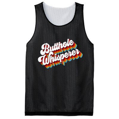 Butthole Whisperer Sarcastic Jokes Retro Mesh Reversible Basketball Jersey Tank