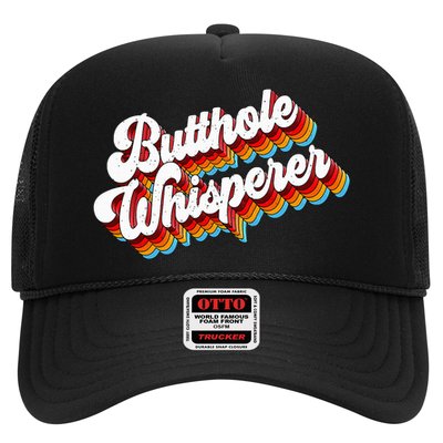 Butthole Whisperer Sarcastic Jokes Retro Trucker Hat