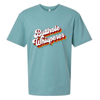 Butthole Whisperer Sarcastic Jokes Retro Sueded Cloud Jersey T-Shirt