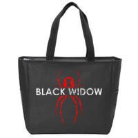 Black Widow Spider Gift Zip Tote Bag