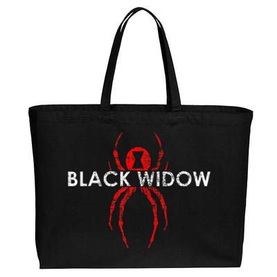 Black Widow Spider Gift Cotton Canvas Jumbo Tote