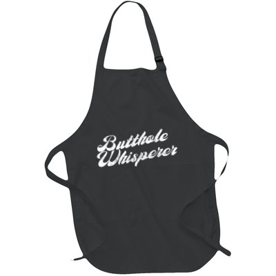 Butthole Whisperer Sarcastic Jokes Retro Funny Apron