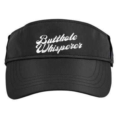 Butthole Whisperer Sarcastic Jokes Retro Funny Adult Drive Performance Visor