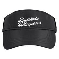 Butthole Whisperer Sarcastic Jokes Retro Funny Adult Drive Performance Visor